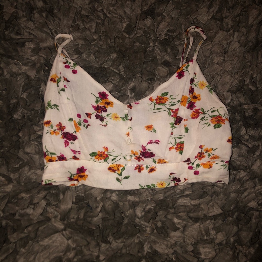 Floral crop top
